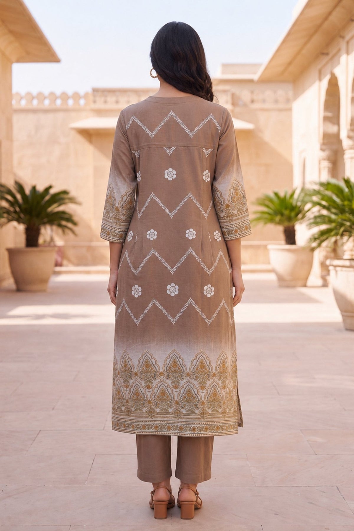 Heritage Paisley Printed CordSet - Freyaa