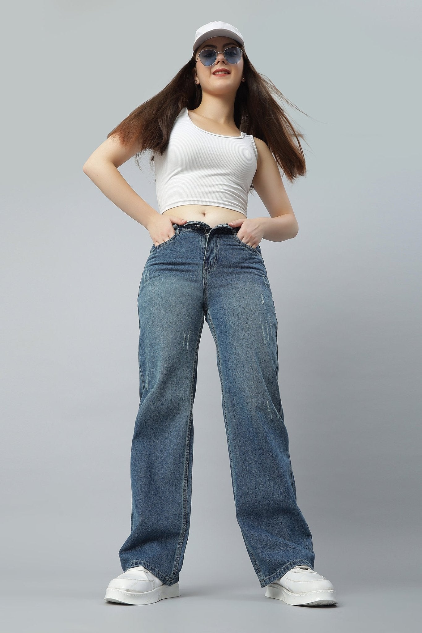 Classic Straight Fit Denim - Freyaa USA & Canada