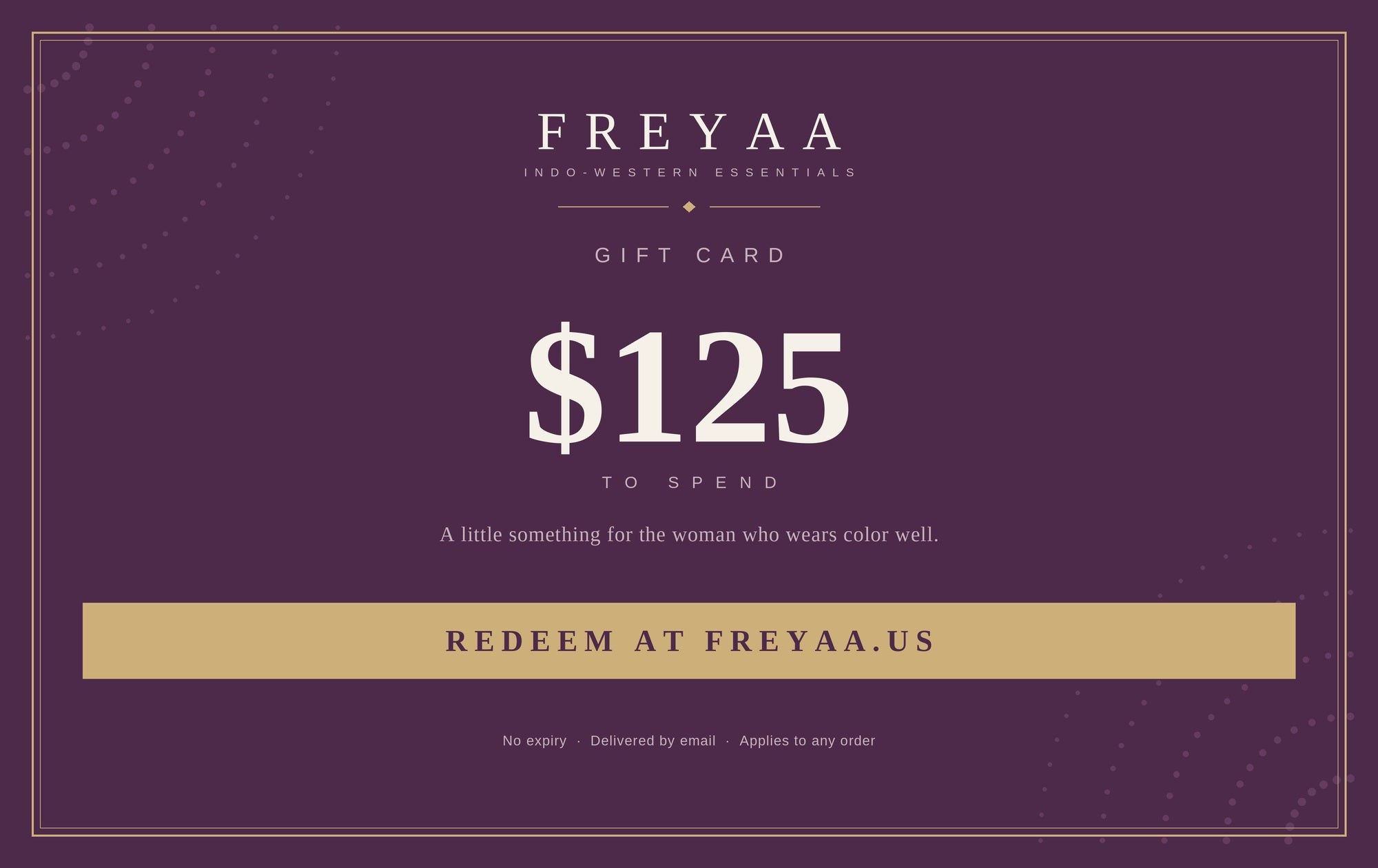 Freyaa Festive Gift Card