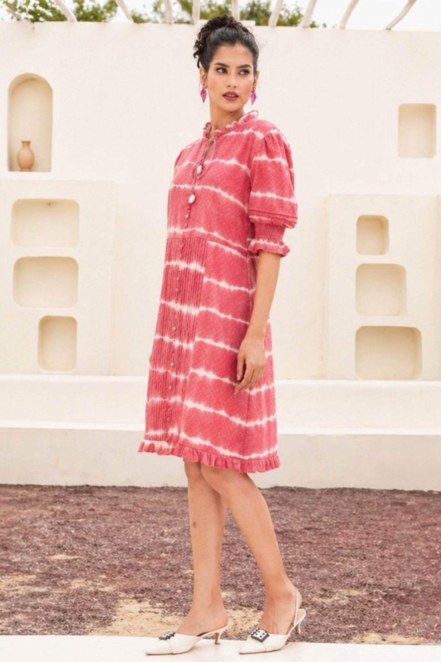 Freyaa Tie-Dye Pink Bliss Dress - Freyaa USA & Canada
