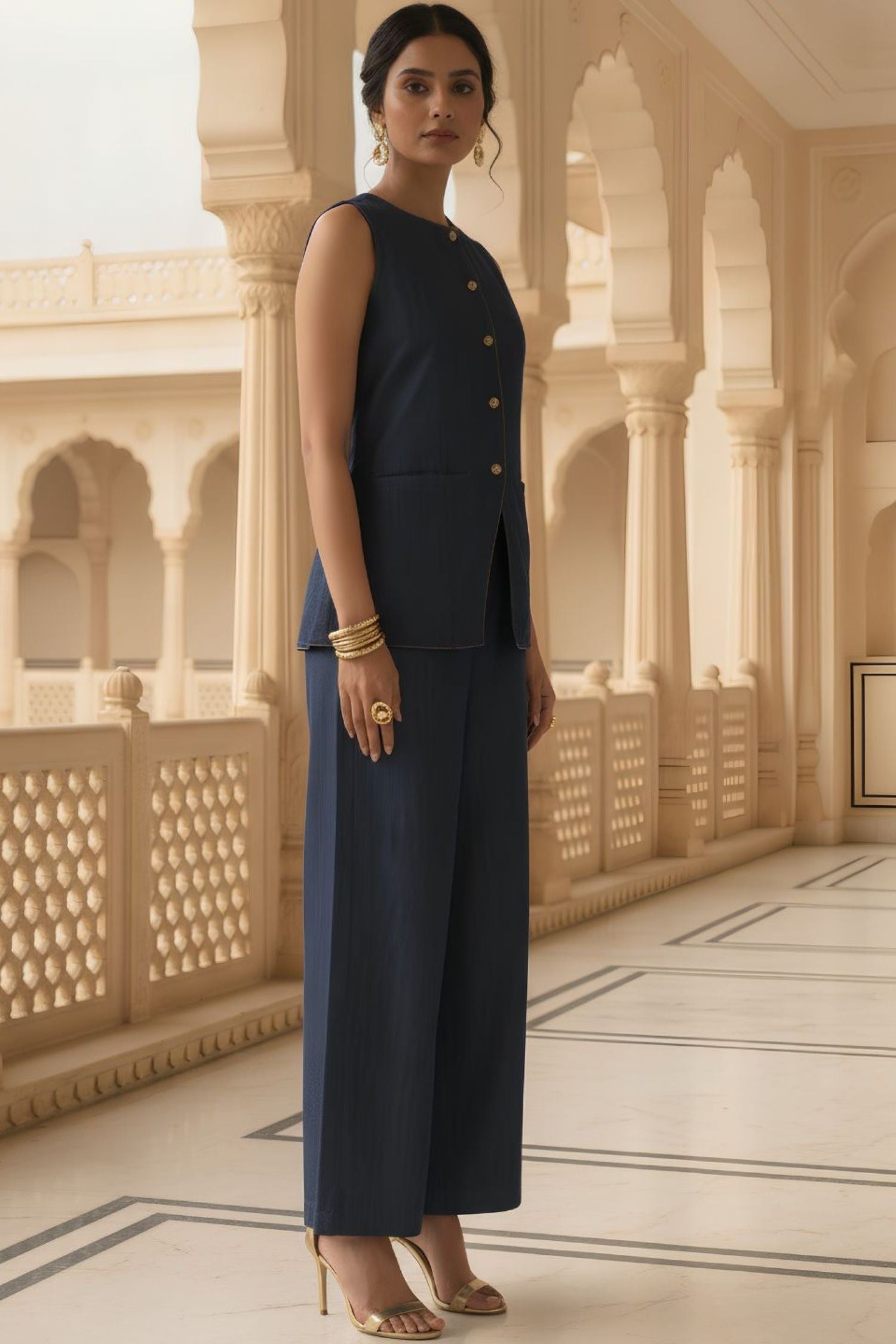 Navy Blue Co-Ord Set