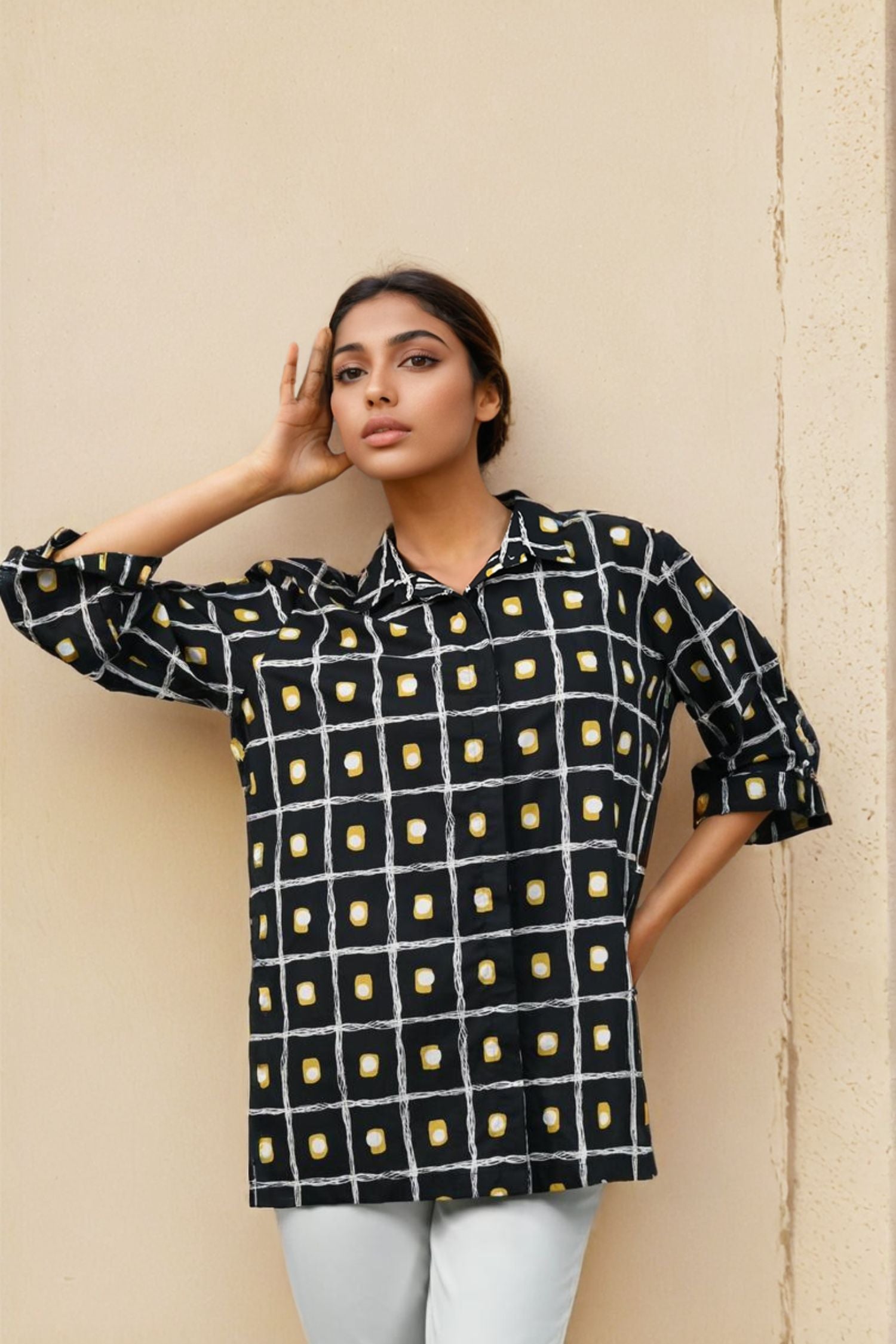 Black Dot Whisper Shirt