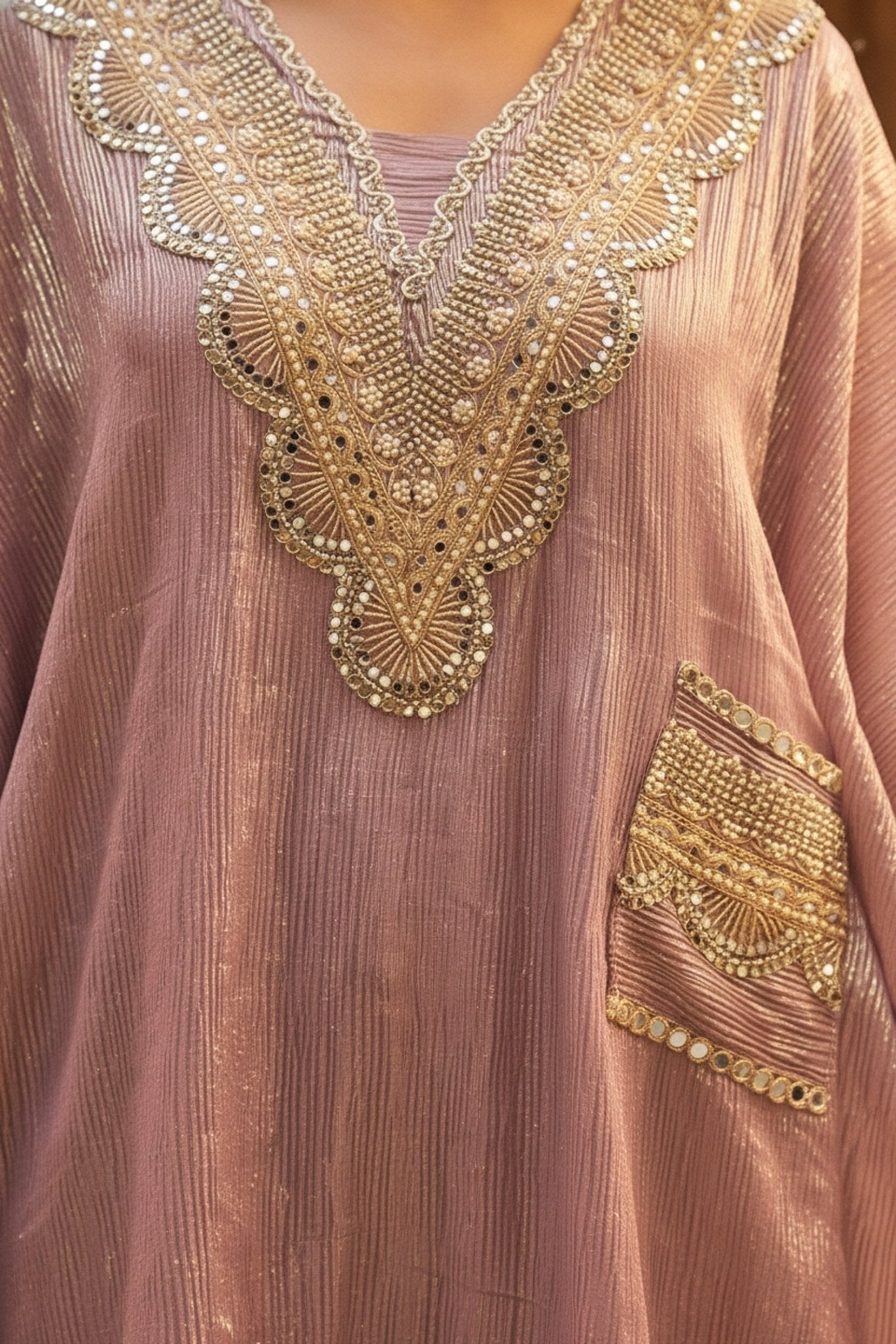 Lilac Aura Tissue Silk Co-ord - Freyaa USA & Canada