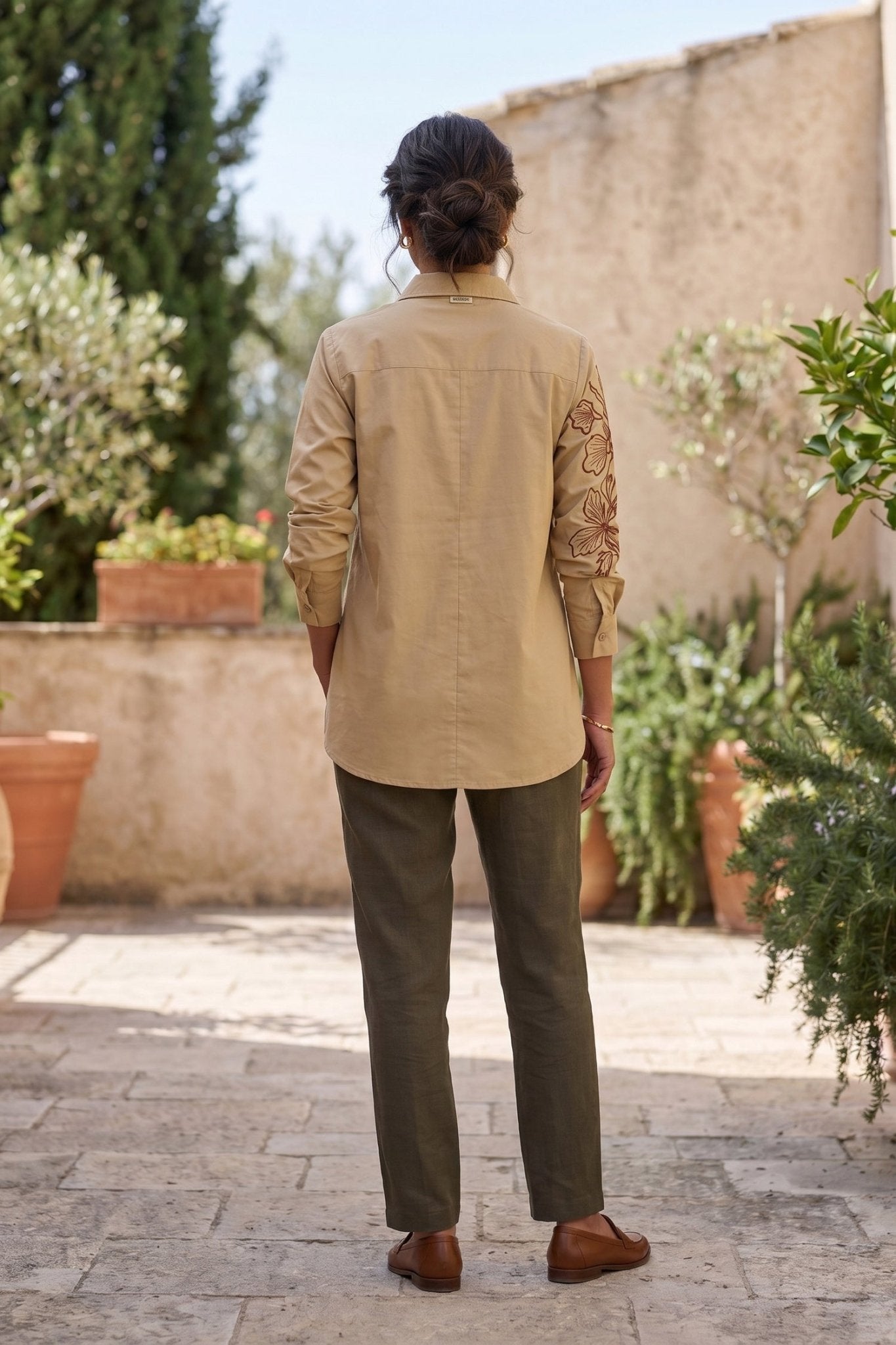Women Relaxed Fit Cotton Shirt - Freyaa USA & Canada