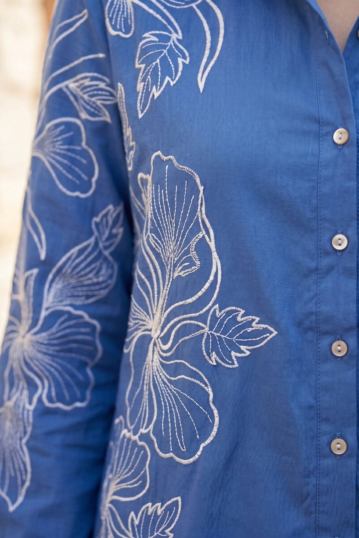 Women Relaxed Fit Cotton Shirt - Freyaa USA & Canada