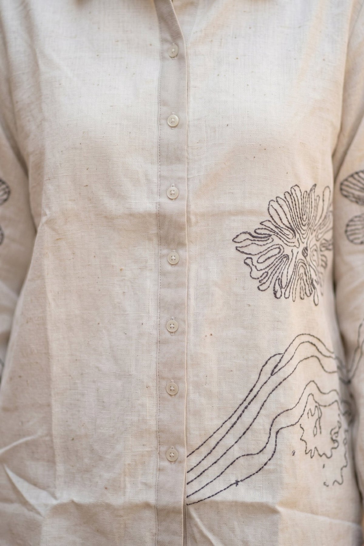 Relaxed Fit cotton White Shirt. - Freyaa USA & Canada