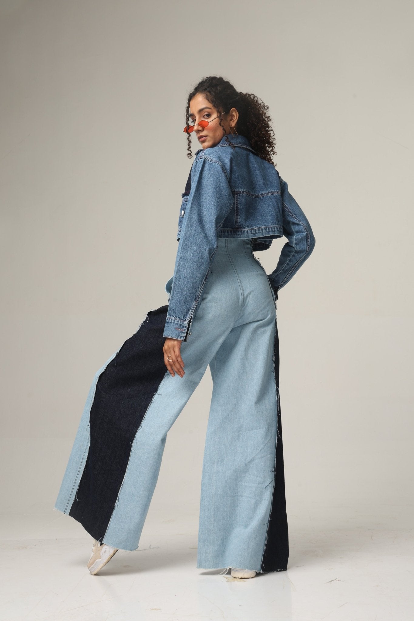 Urban Flare Wide Jeans - Freyaa USA & Canada