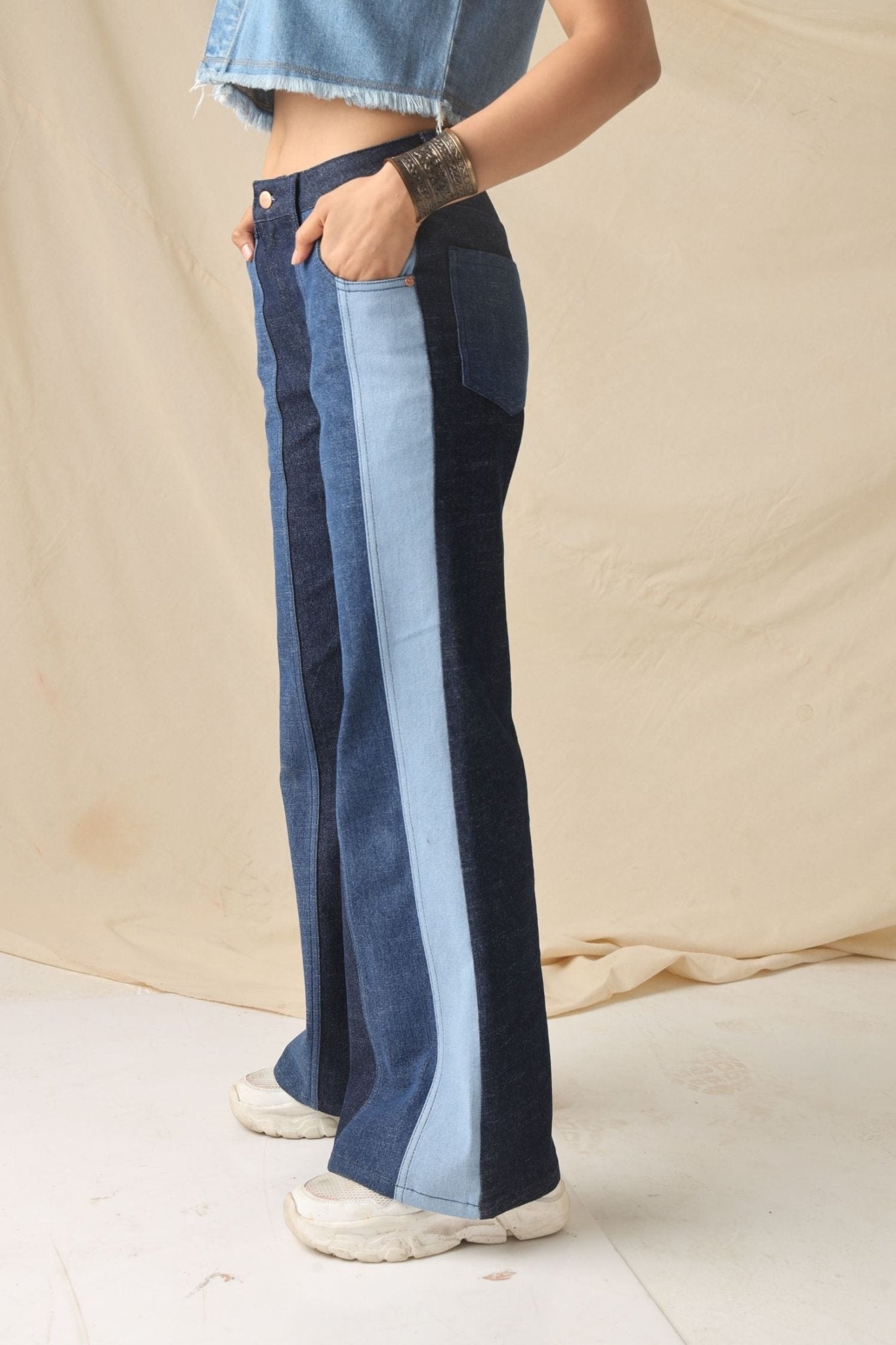 Relaxed Fit Wide Leg Denim - Freyaa USA & Canada