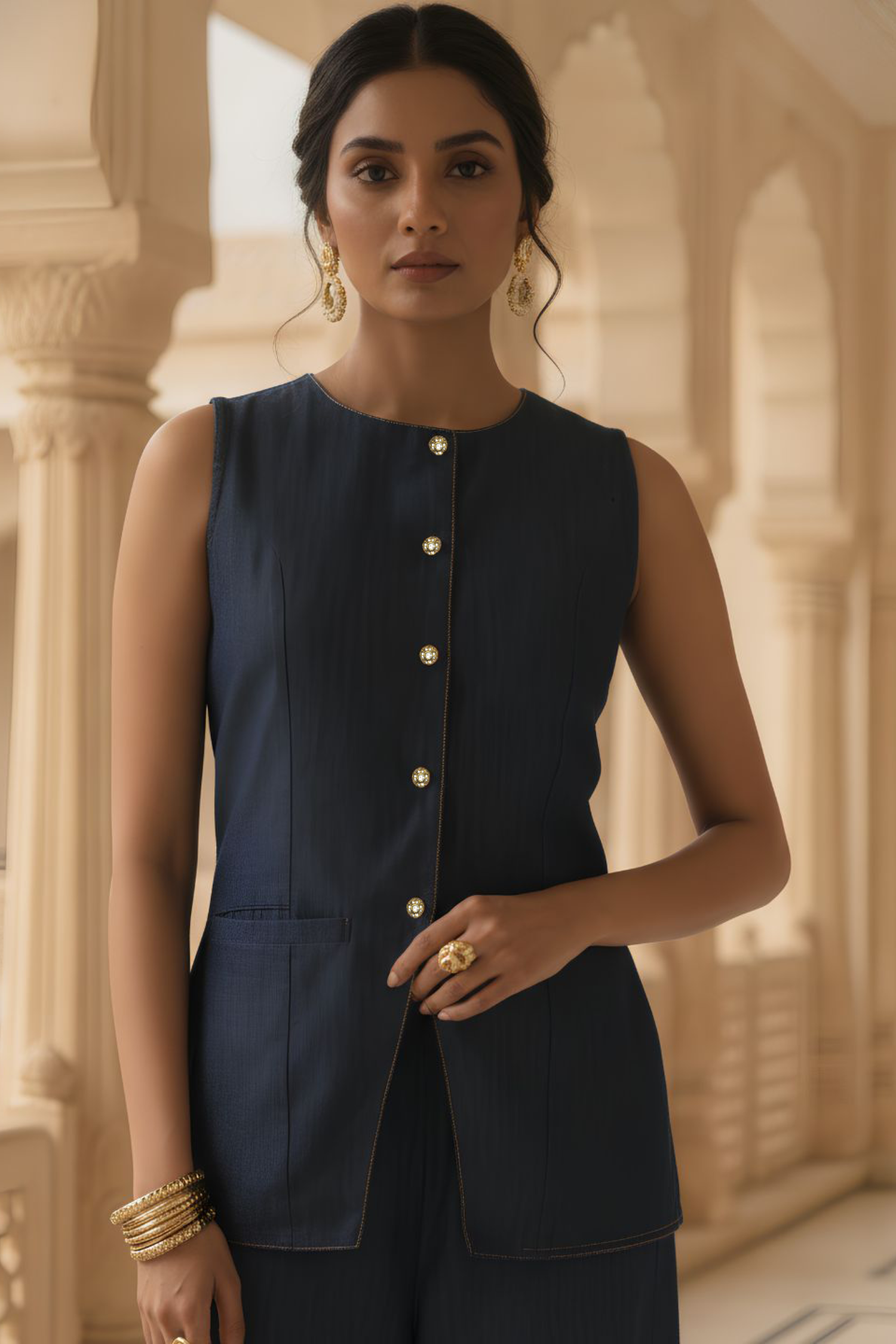 Navy Blue Co-Ord Set